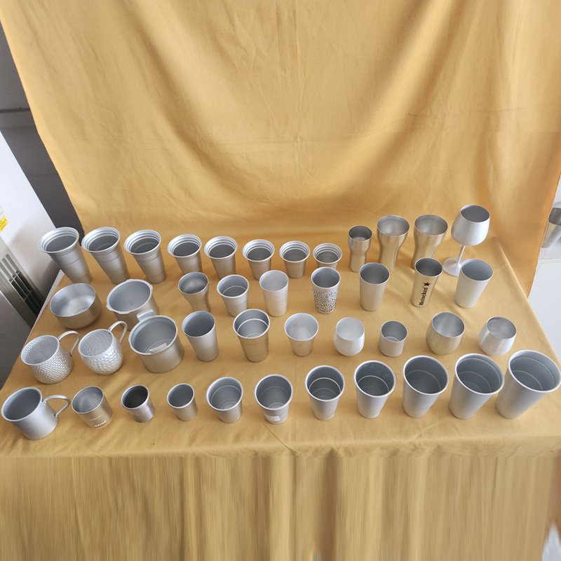 Custom Cold Drink Cup Beer Mug Recycled Aluminum Cold Water Changing Color Water Cups