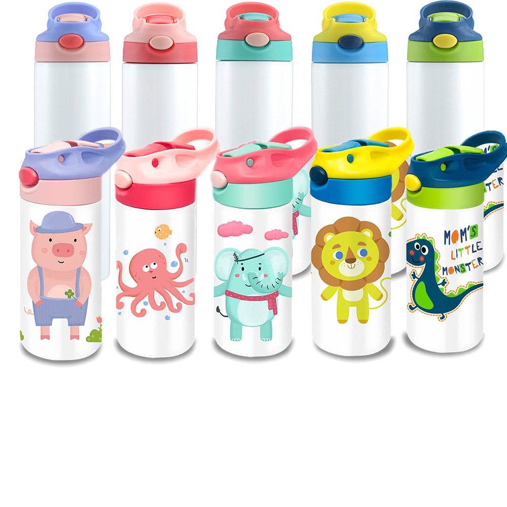 custom 20oz Thermo Kids Wholesale Customized Insulated Vacuum Flask Double Wall Kids sublimation blanks tumbler