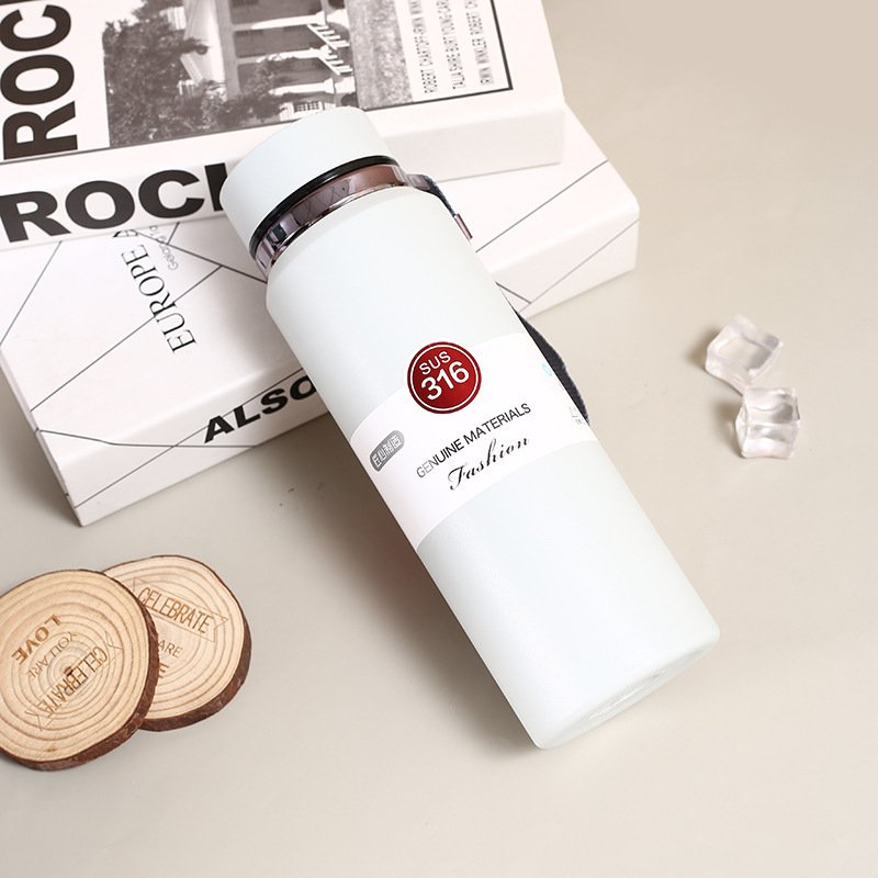 Custom Logo Stainless Steel Vacuum Flask LED Temp Thermo Temperature Sensor Display Smart Water Bottle with Led Temperature