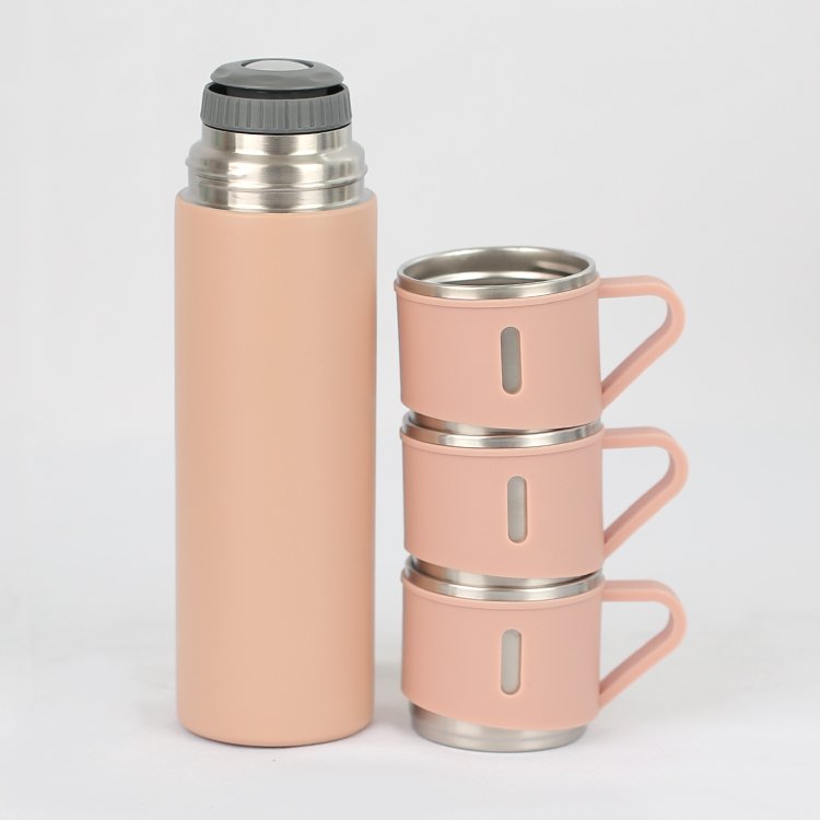 Ailingalaxy eco-friendly insulated stainless stainless steel hot food vacuum thermal flask student water bottle gift set