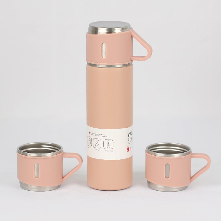 Ailingalaxy eco-friendly insulated stainless stainless steel hot food vacuum thermal flask student water bottle gift set