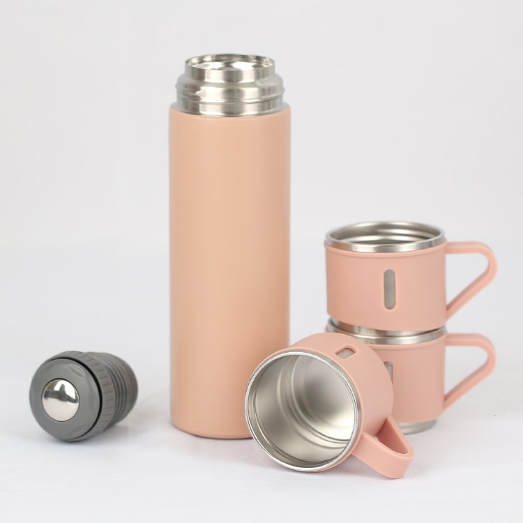 Ailingalaxy eco-friendly insulated stainless stainless steel hot food vacuum thermal flask student water bottle gift set