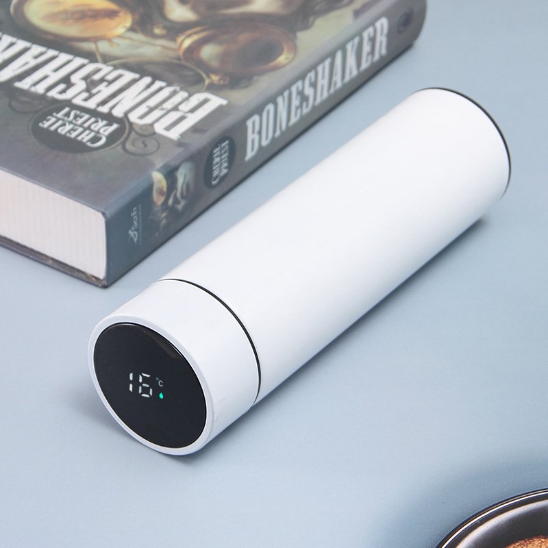 High Grade Glass Led Termos Digitales Touch Screen Temperature Display Thermo Cup 304 Vacuum Flask Smart Water Bottle