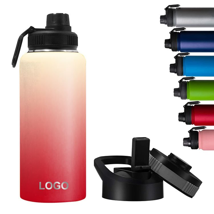2022 Everich Factory Supply BPA Free Water Bottle Insulated with Straw Double Wall Stainless Steel Sport Water Bottle