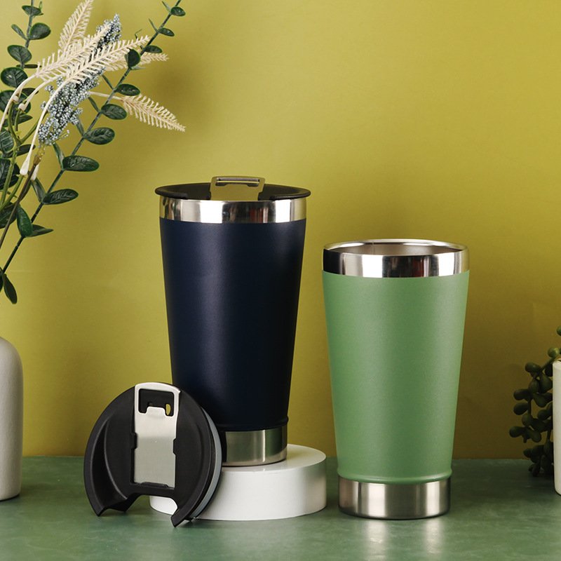 Termos Beverage 20oz Stainless Steel Drinking Beer Can Cooler Keep Cold Water Bottles Coffee Mugs Tumbler Cups Holder