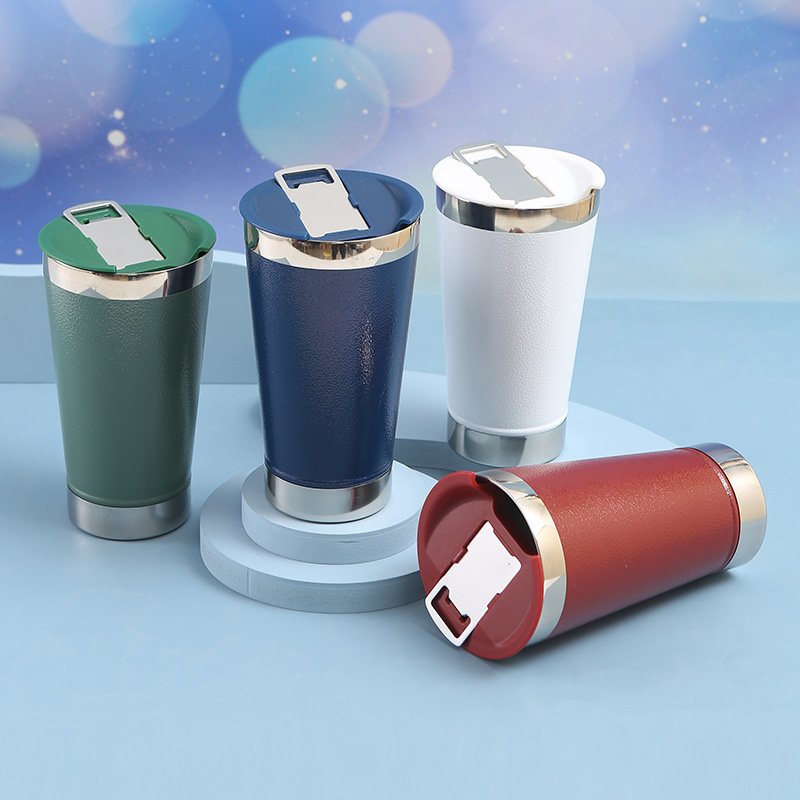 Termos Beverage 20oz Stainless Steel Drinking Beer Can Cooler Keep Cold Water Bottles Coffee Mugs Tumbler Cups Holder