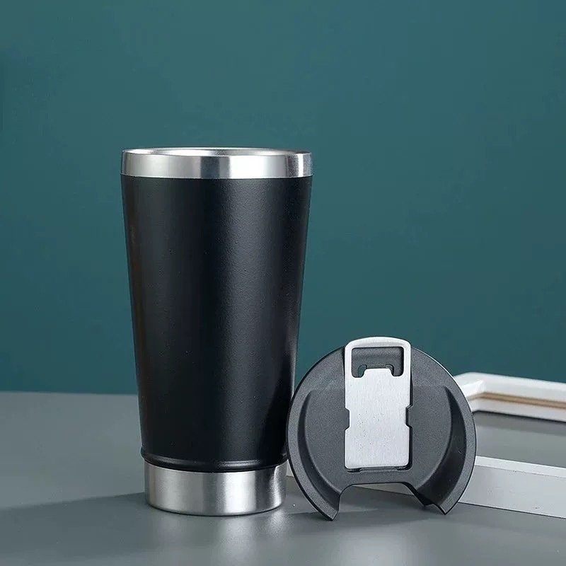 Termos Beverage 20oz Stainless Steel Drinking Beer Can Cooler Keep Cold Water Bottles Coffee Mugs Tumbler Cups Holder