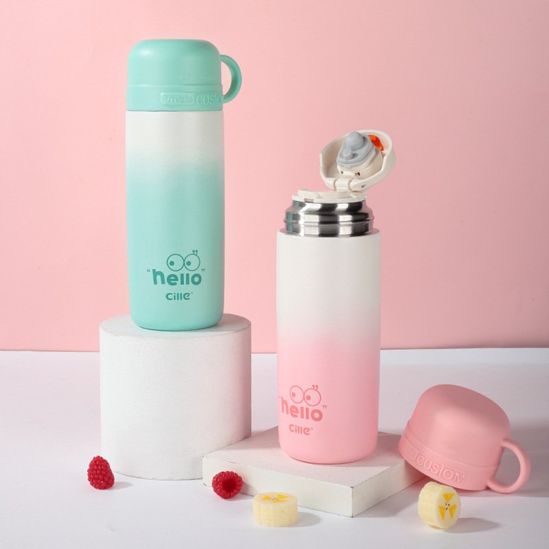 Factory Wholesale Cille Double Wall Vacuum Insulated 316 Stainless Steel Water Bottle Filter Vacuum Flask Tumbler Cup Coffee Mug
