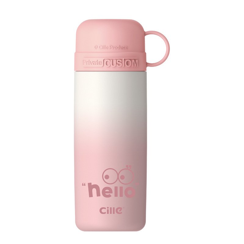 Factory Wholesale Cille Double Wall Vacuum Insulated 316 Stainless Steel Water Bottle Filter Vacuum Flask Tumbler Cup Coffee Mug
