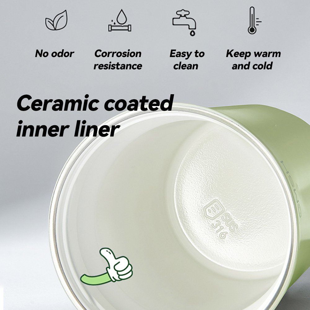 LED 460ml Smart Temperature Display Digital Vacuum Stainless Steel Insulated Thermal Travel Smart Coffee Mug Water Bottle