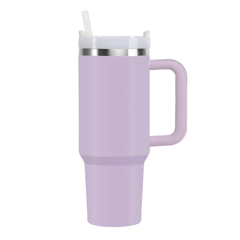 Sublimation Blank 40oz Mug With Handle Custom Stainless Steel Adventure Reusable Vacuum Tumbler In Stock