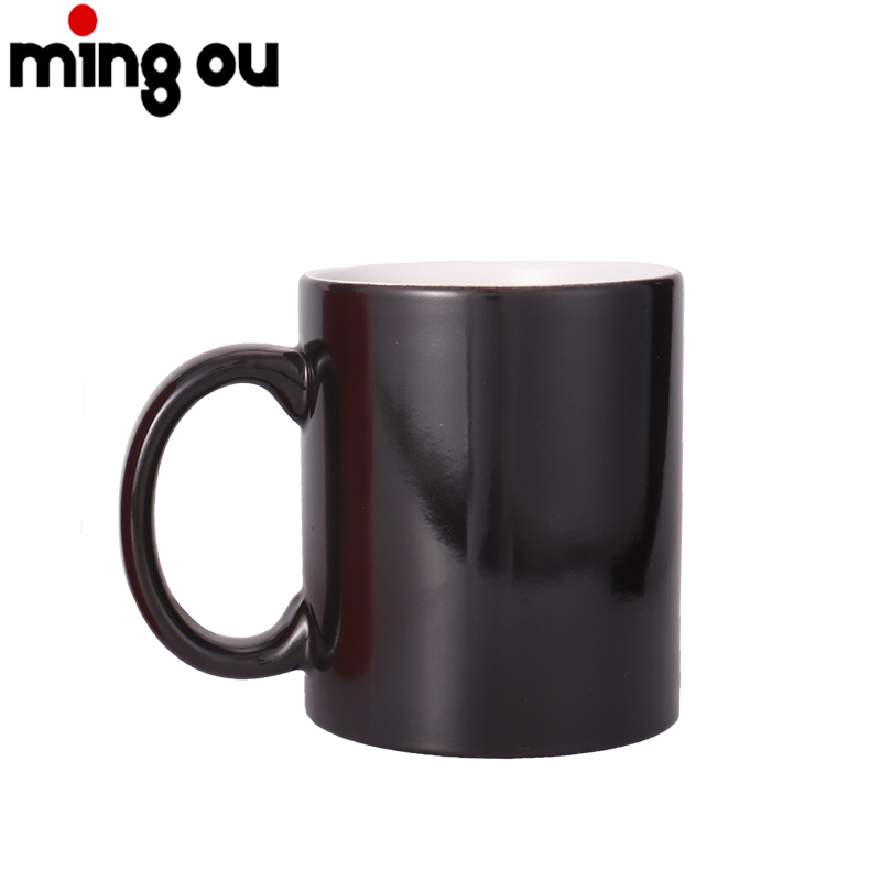 Hot sell Manufacturer Wholesale Ceramic Heat Sensitive Magic Color Changing Sublimation Coffee Mugs