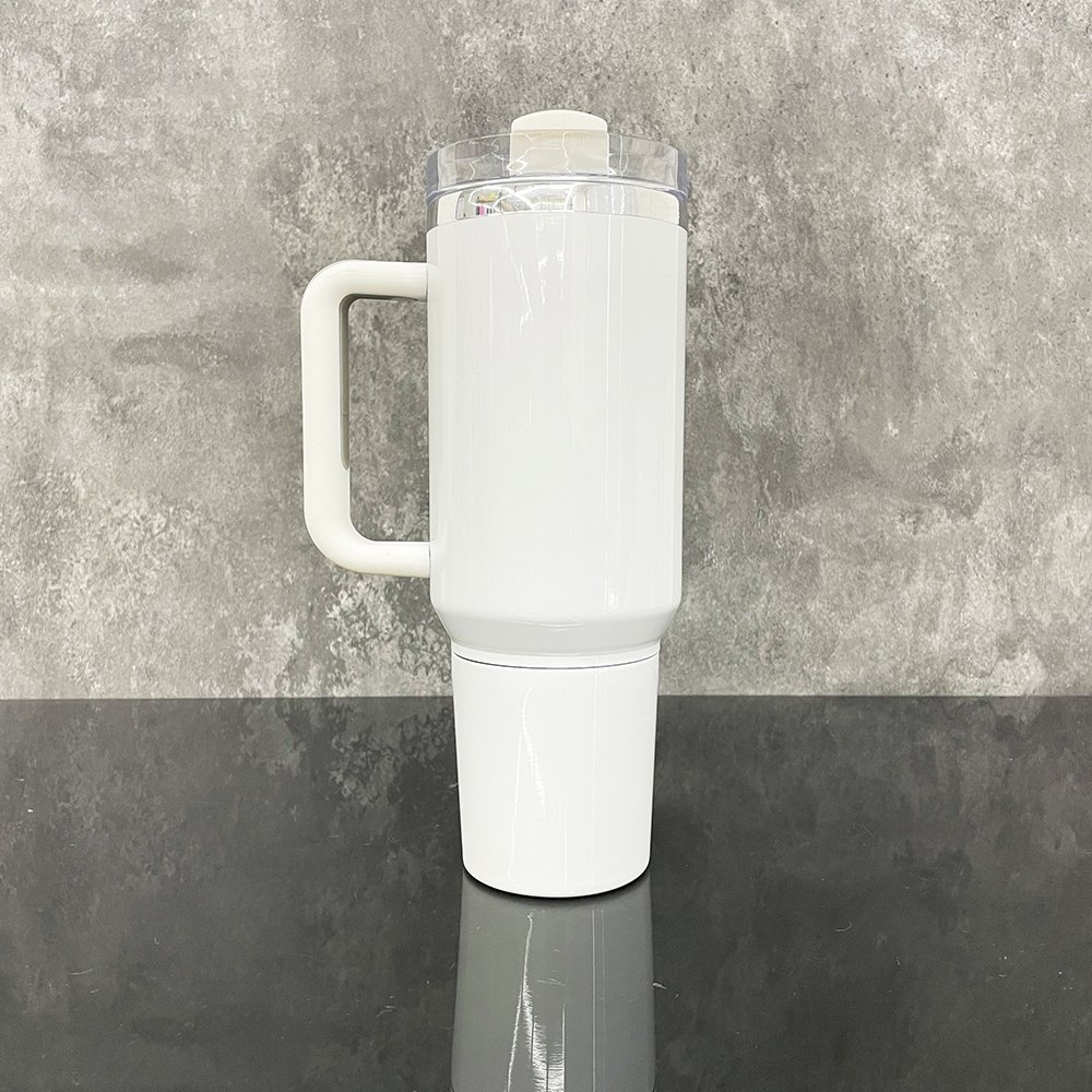 40oz H2.0 tumbler with storage sublimation water bottle with Snack Storage Compartment Gym Storage tumbler