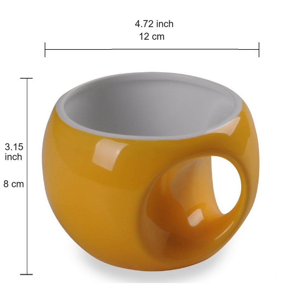 2024 Hot Yanxiang Ceramic Mug Stoneware Coffee Milk Cup Red Pottery Mug Ceramic Mug For Wedding