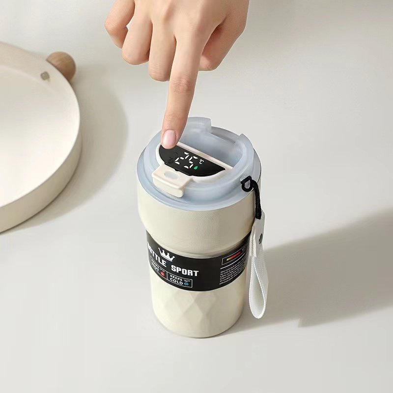 510ml Insulated Travel Mug Tumbler with Straw and Lid Double Wall Vacuum Sealed Stainless Steel Cups