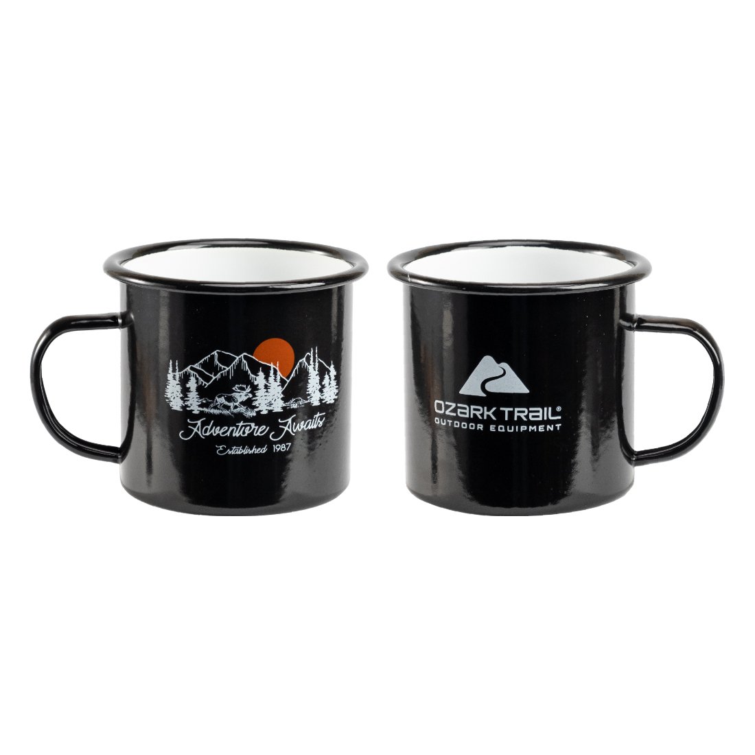 Warehouse in stock 11oz enamel Mugs Sublimation blanks coffee Mugs with silver liner