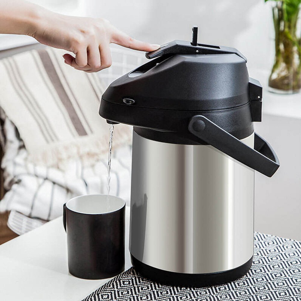 Low Factory Price Drink Hot Cold 12-24hrs Vacuum Flask Stainless Steel Vacuum Insulated Airpot Thermos