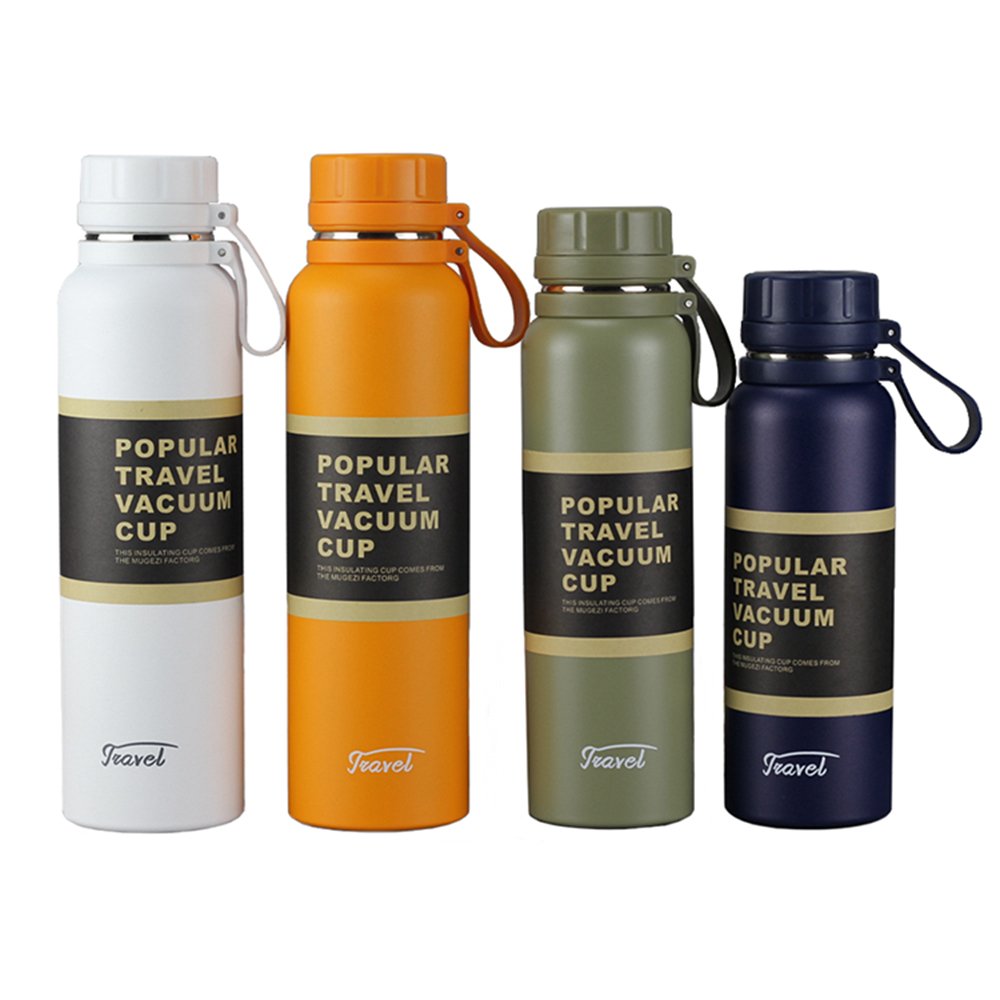 Wholesale Stainless Steel 304 Water bottle Tumbler Sport Vacuum Flask Portable Power Coating Vacuum Cup Travel Thermos Bottle