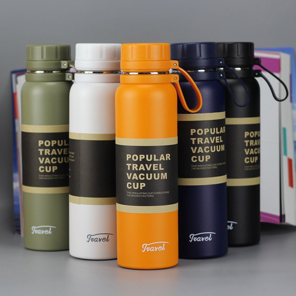Wholesale Stainless Steel 304 Water bottle Tumbler Sport Vacuum Flask Portable Power Coating Vacuum Cup Travel Thermos Bottle