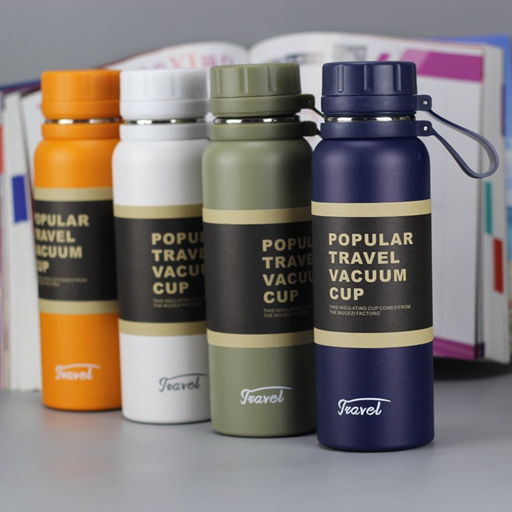 Wholesale Stainless Steel 304 Water bottle Tumbler Sport Vacuum Flask Portable Power Coating Vacuum Cup Travel Thermos Bottle