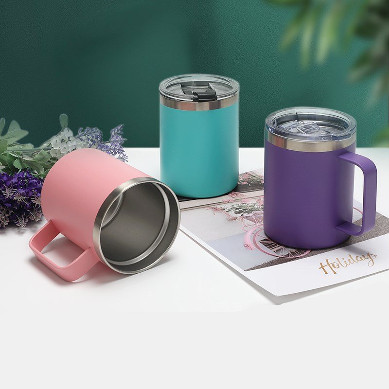 Hot Sale 12oz Double Wall Stainless Steel Thermos Coffee Mug Outdoor Car Use Water Bottle