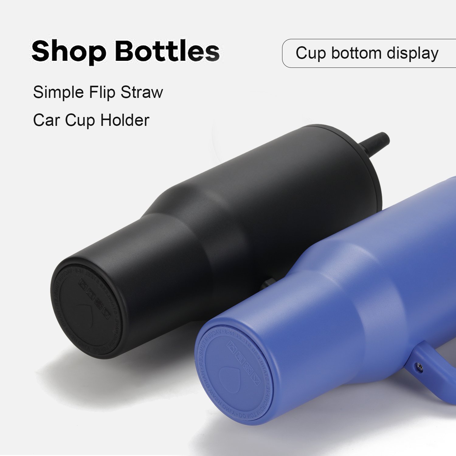 2024 Hot Sales 40oz Reusable Coffee Cup Insulated Stainless Steel Travel Mug Tumbler with Handle and Straw