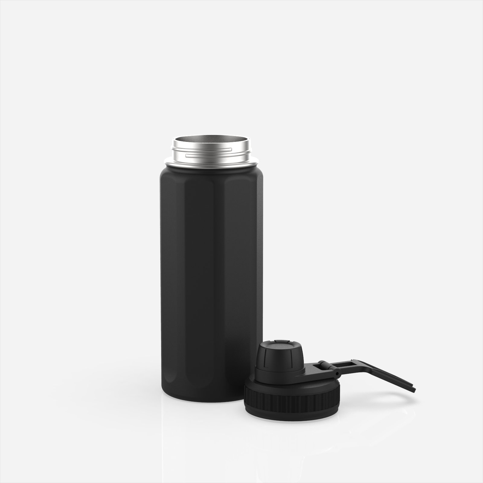 New Type 550ml Hydro Water Sport Bottle Double Wall Insulated Vacuum Flask 18oz Stainless Steel Portable Water Bottle Tumbler