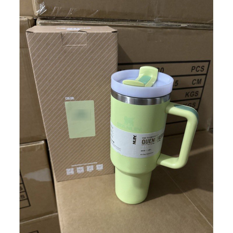 Modern Brand 40oz Stainless Steel Travel Tumbler 30 oz H2.0 Hot Thermal Water Cup Sports Logo Office School Vacuum Flasks Back