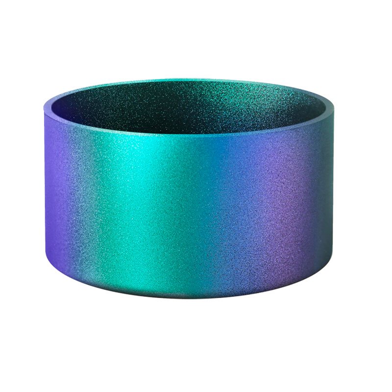 Chameleon Gradient Matte Luster Silicone Boot Compatible Protector Tumbler Boot Anti-Slip Bottom Sleeve Water Bottle Bumper