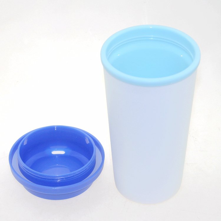 Eco-Friendly Feature Material double walled plastic coffee mugs travel mug with replaceable the lid