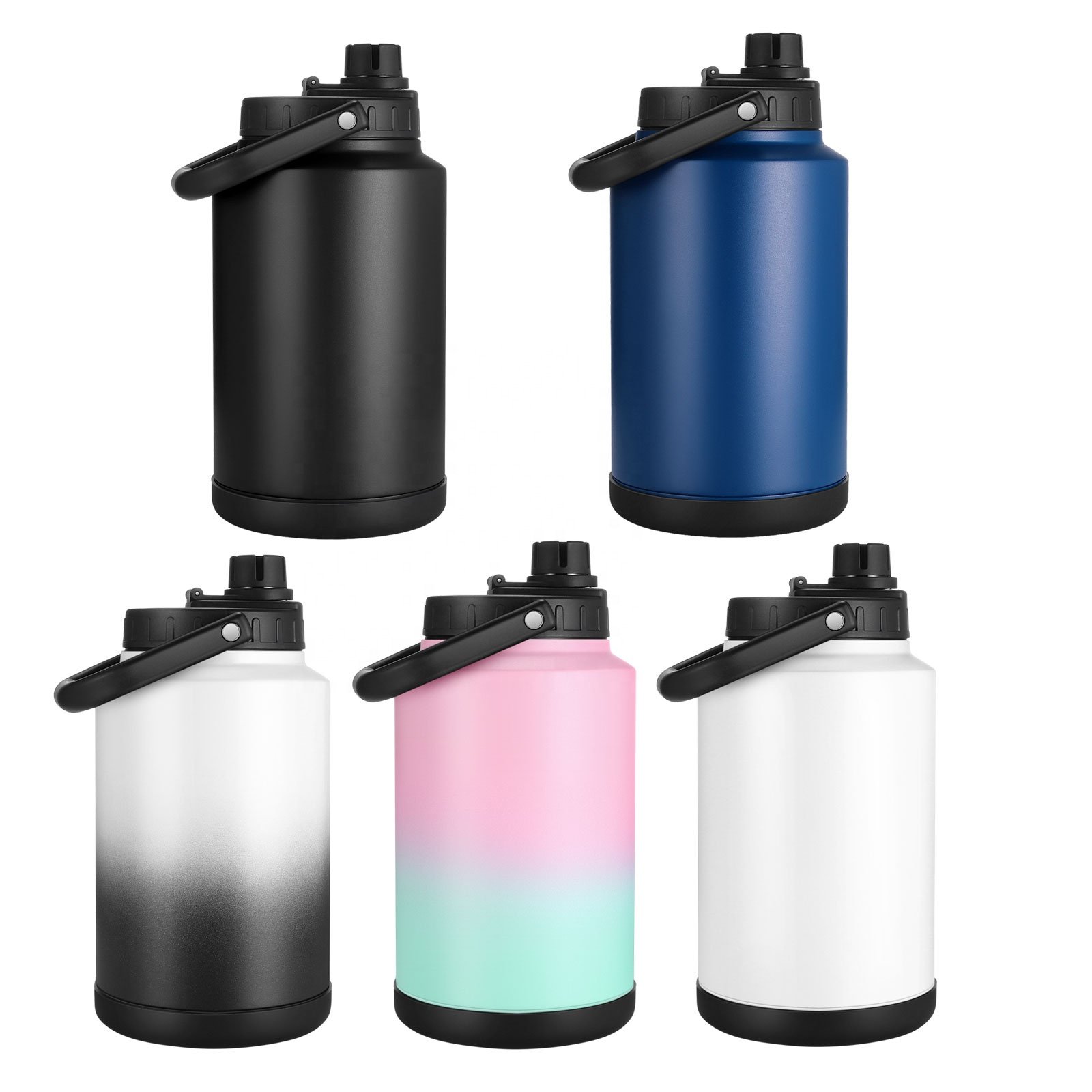 High Good Quality Custom Logo 128oz Gallon Jug Vacuum Flasks Beer Bottles Stainless Steel Water Bottle