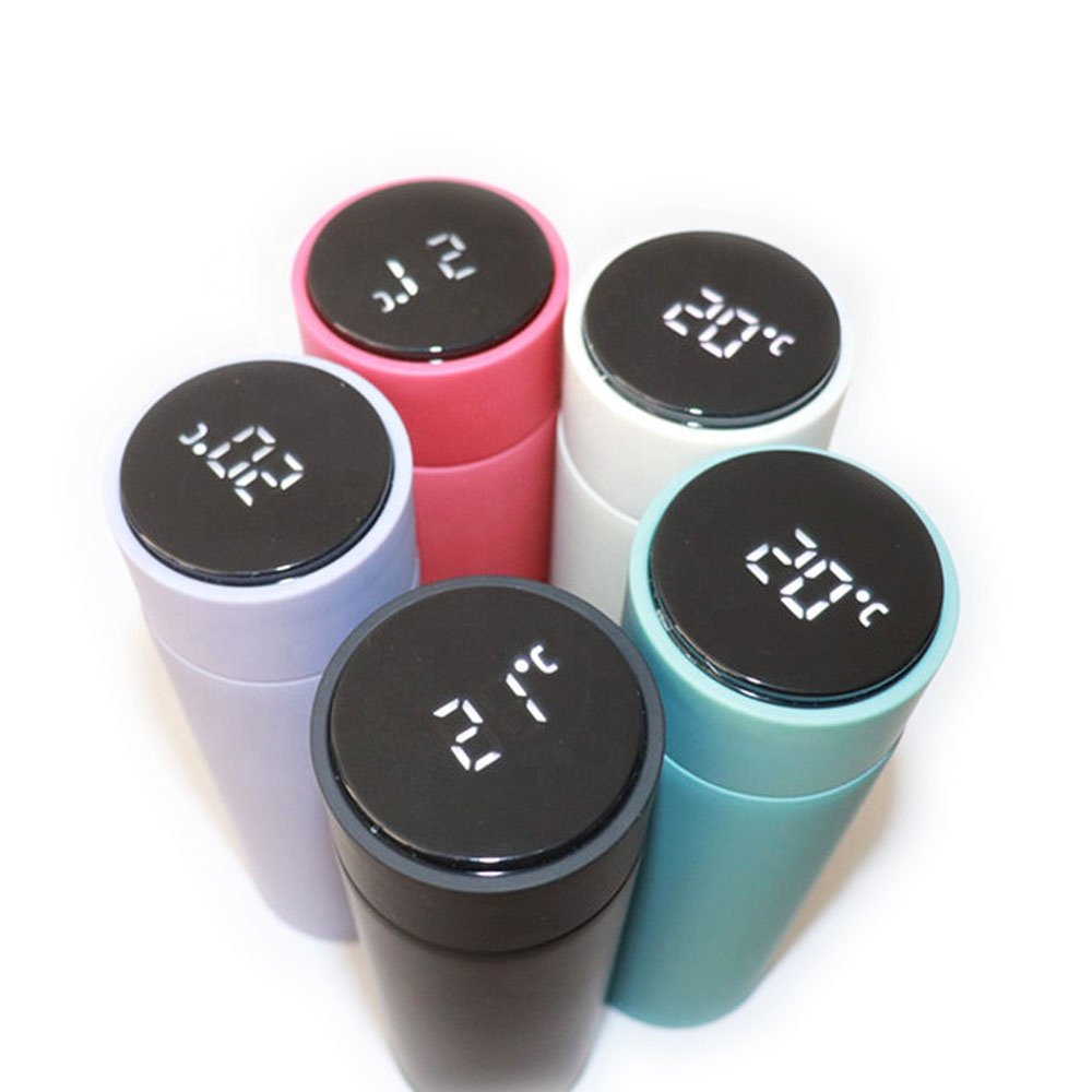 500ML Business Event Temperature Measure Vacuum Flask Display Led Water Bottle Thermal Cup