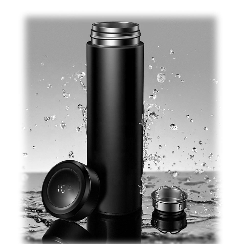 500ML Business Event Temperature Measure Vacuum Flask Display Led Water Bottle Thermal Cup
