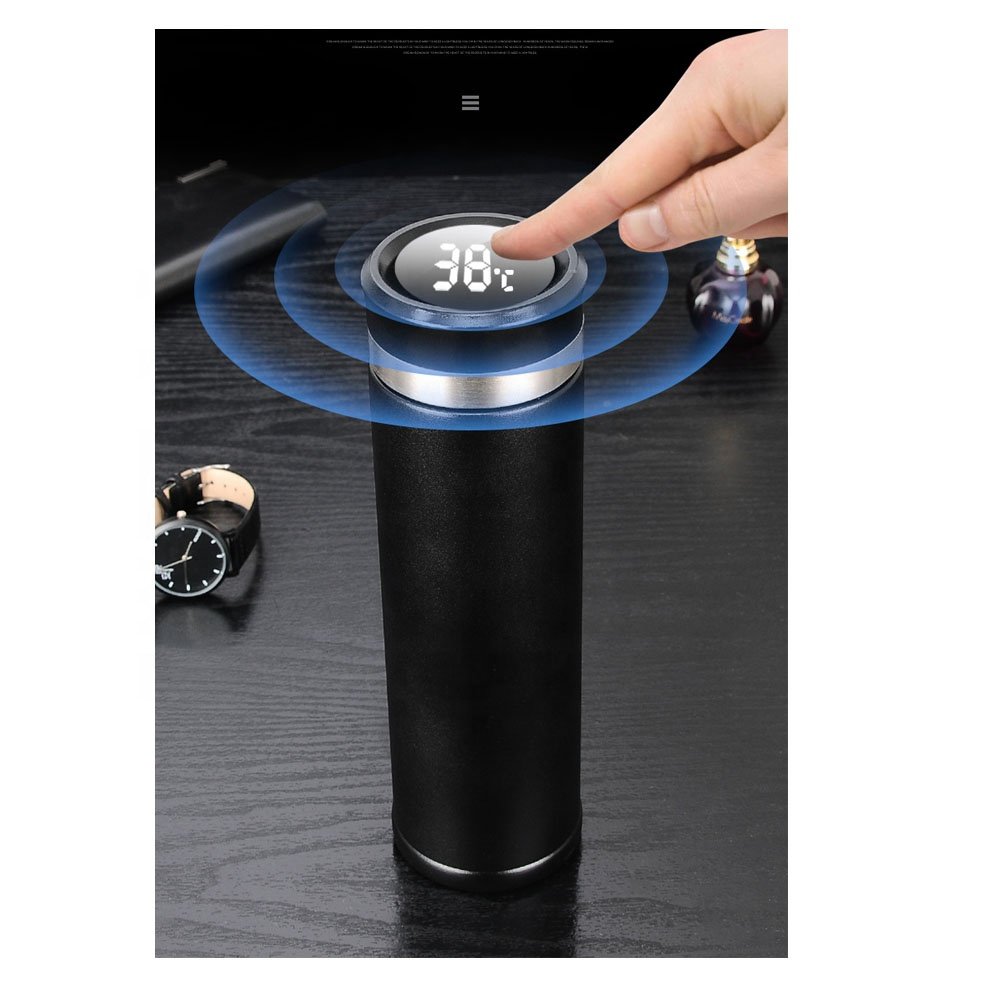 500ML Business Event Temperature Measure Vacuum Flask Display Led Water Bottle Thermal Cup