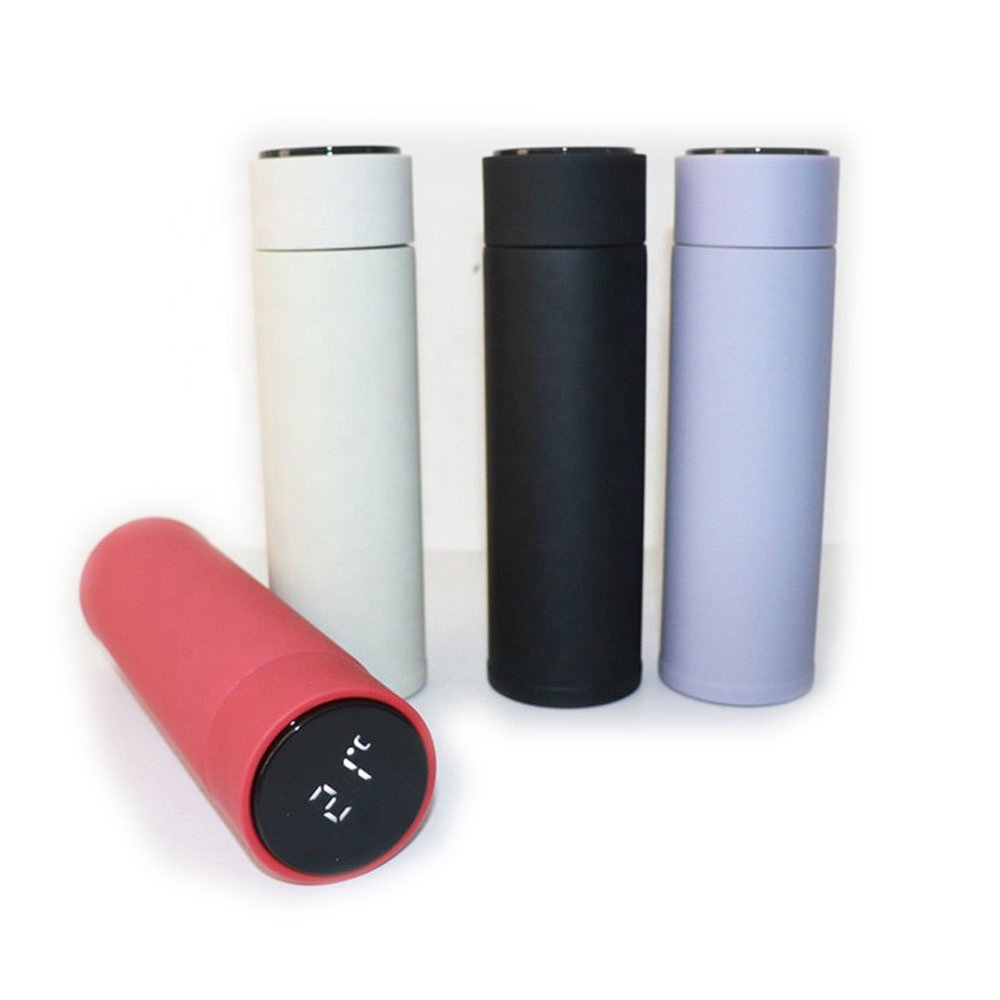 500ML Business Event Temperature Measure Vacuum Flask Display Led Water Bottle Thermal Cup