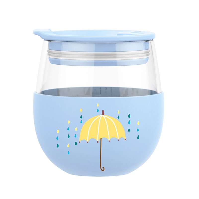 550 19ml High Quality Multiple Colors Bubble Tea Glass Water Mug with Lid coffee mugs