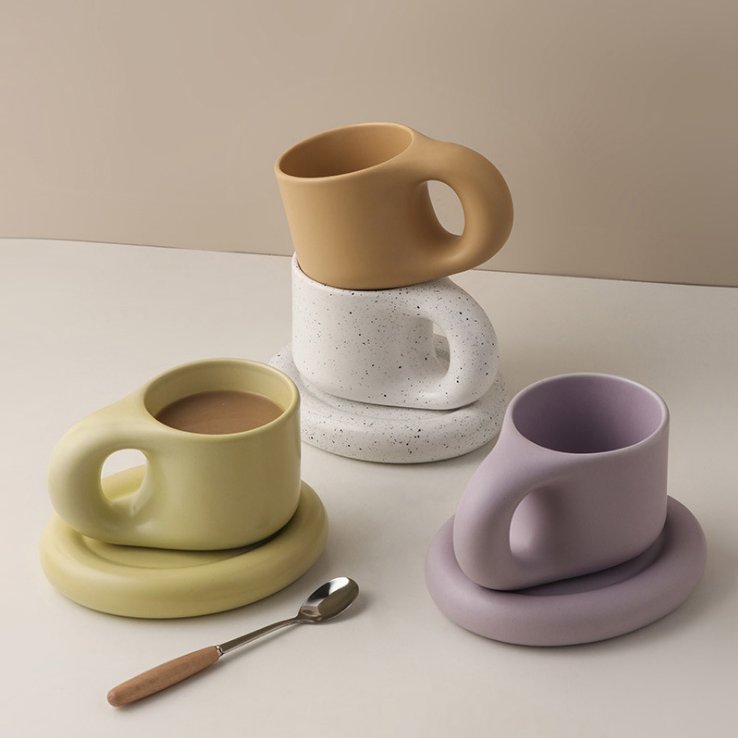 Nordic Ins Style Mug Creative Novelty Ceramic Coffee Cups Mug