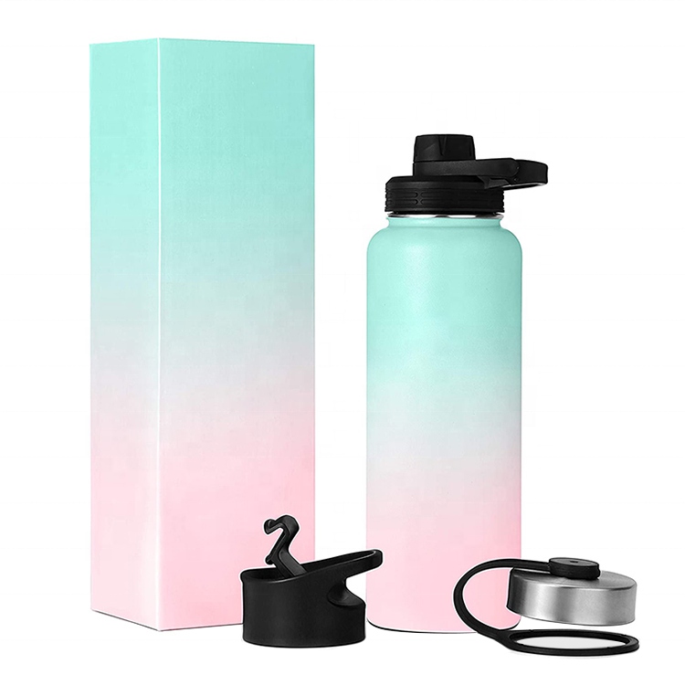 Newly Designed Insulated Vacuum Flask Thermos Cup Sports Stainless Steel Water Bottle with Customized Logo Customized Color