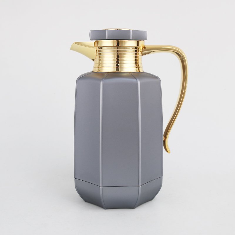 Ready for Ship Plastic Body BPA FREE Glass Liner Flask arabic coffee pot vaccum flask