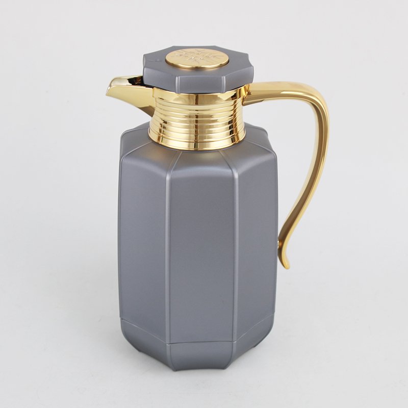 Ready for Ship Plastic Body BPA FREE Glass Liner Flask arabic coffee pot vaccum flask