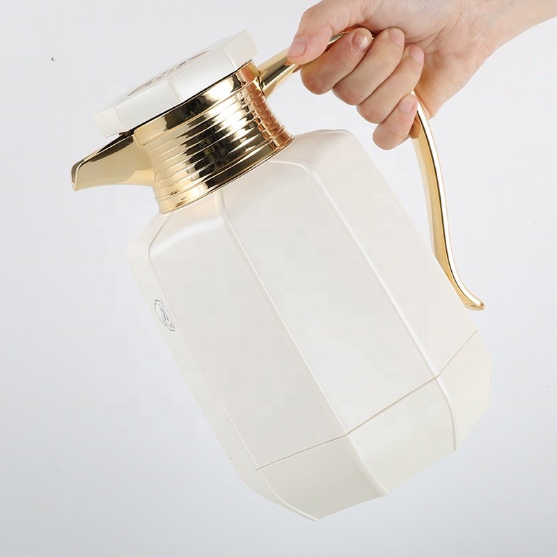 Ready for Ship Plastic Body BPA FREE Glass Liner Flask arabic coffee pot vaccum flask