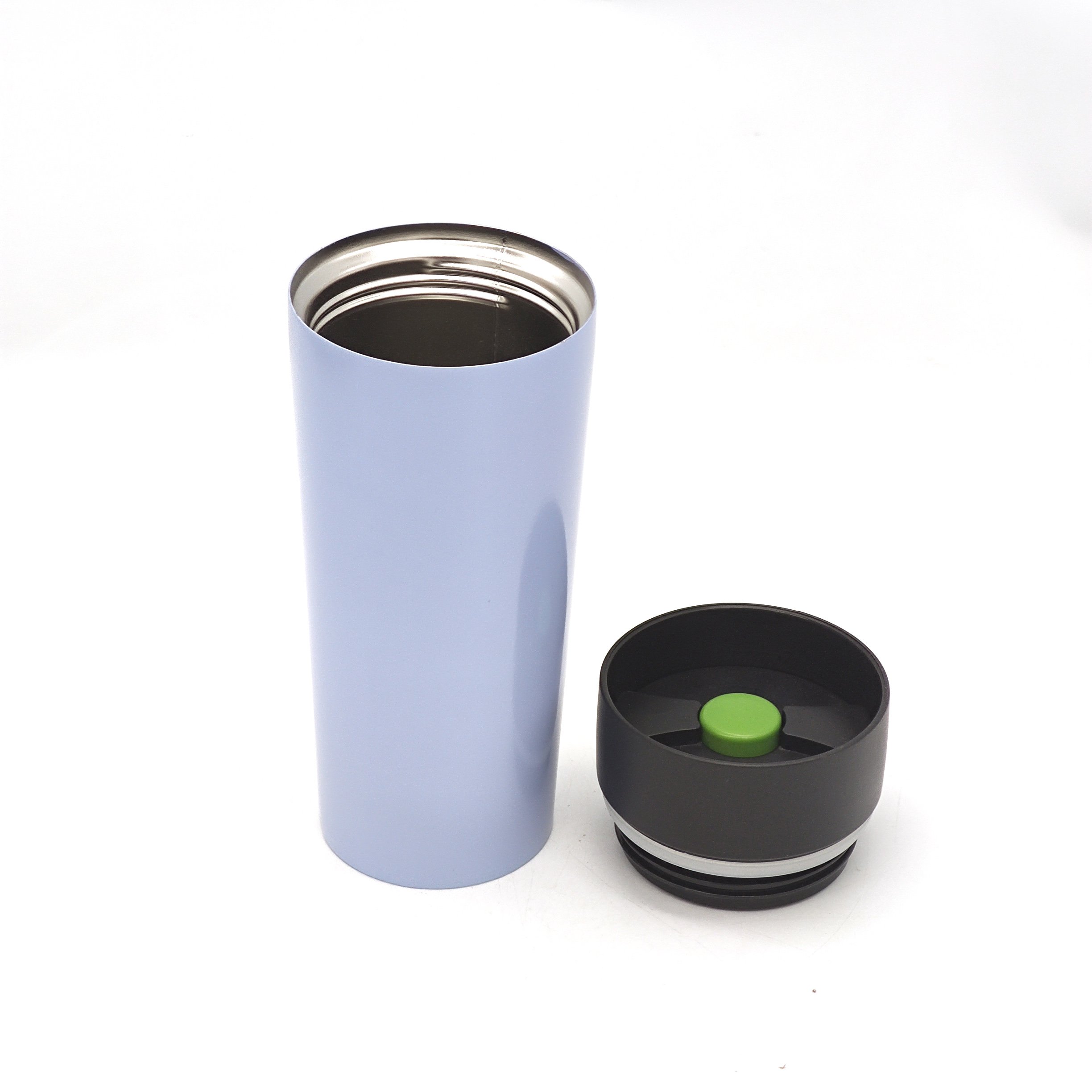 Customizede Double Wall Vacuum Insulated Travel Coffee Mugs Thermal Coffee Cup With Press Button Lid 350/450/550ml