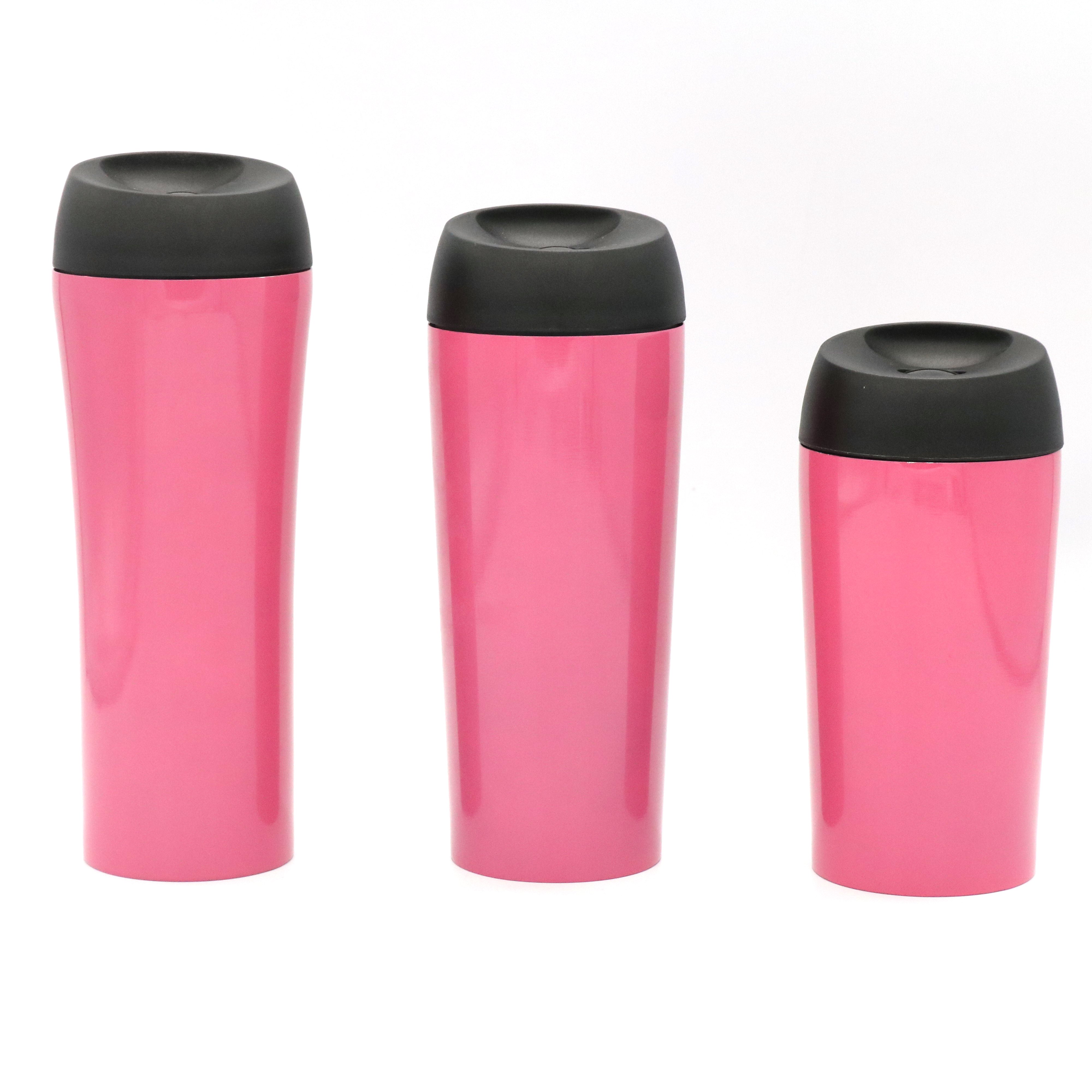 Customizede Double Wall Vacuum Insulated Travel Coffee Mugs Thermal Coffee Cup With Press Button Lid 350/450/550ml