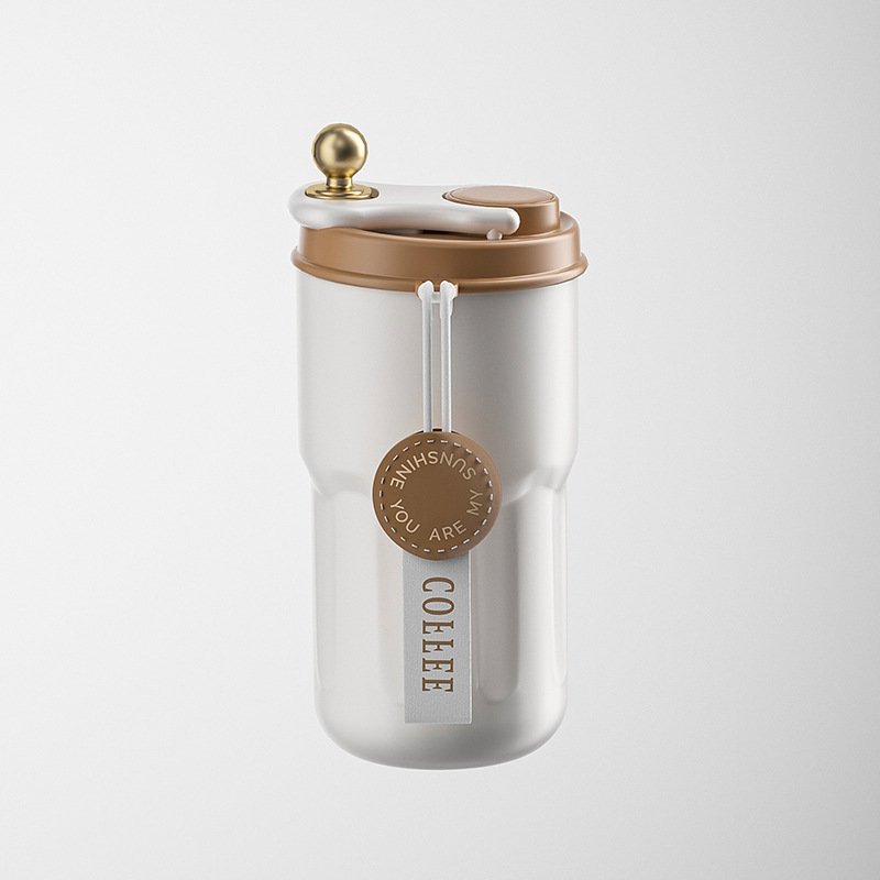 new product ideas 2023 Double Wall Stainless Steel vacuum temperature control smart touch insulated coffee tumbler mug with led