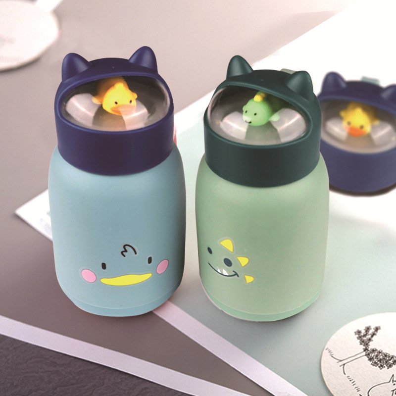 Reusable Cartoon Water Cup Portable Outdoor Sports Fitness Glass Water Bottle Student Mini Cute Travel Mug Coffee Cup
