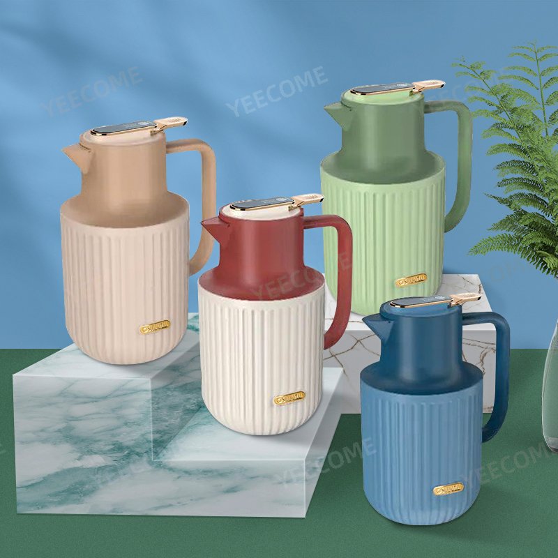 YJM1202-150 Capacity 1.5L SHIMIZU Custom Logo Plastic Vacuum Flask Set Vacuum Flask Vacuum Flask Keep 24 Hours Hot and Cold