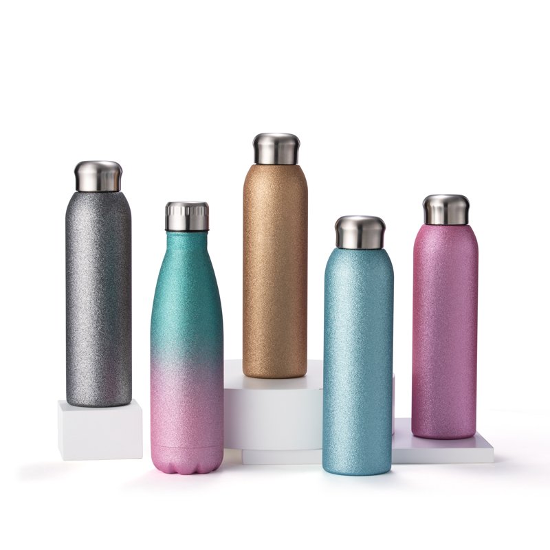 Custom Logo Double Wall Insulated Vacuum Flask Sport Water Bottle Stainless Steel Vacuum Flask Thermo