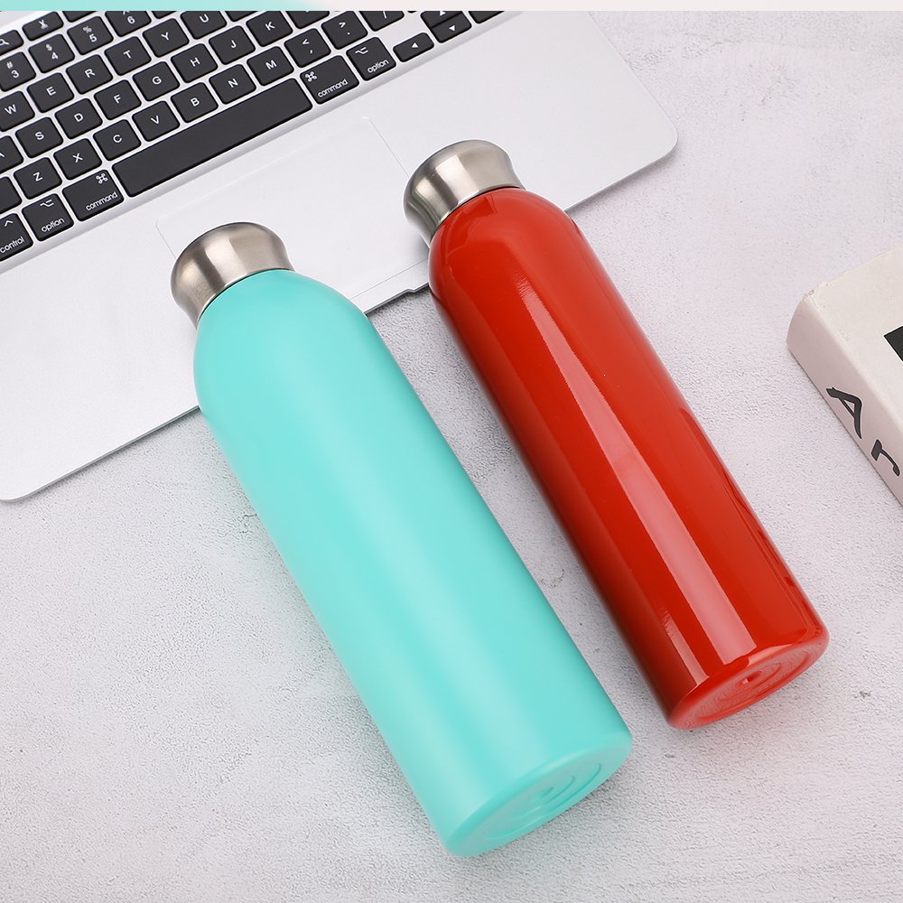 Custom Logo Double Wall Insulated Vacuum Flask Sport Water Bottle Stainless Steel Vacuum Flask Thermo