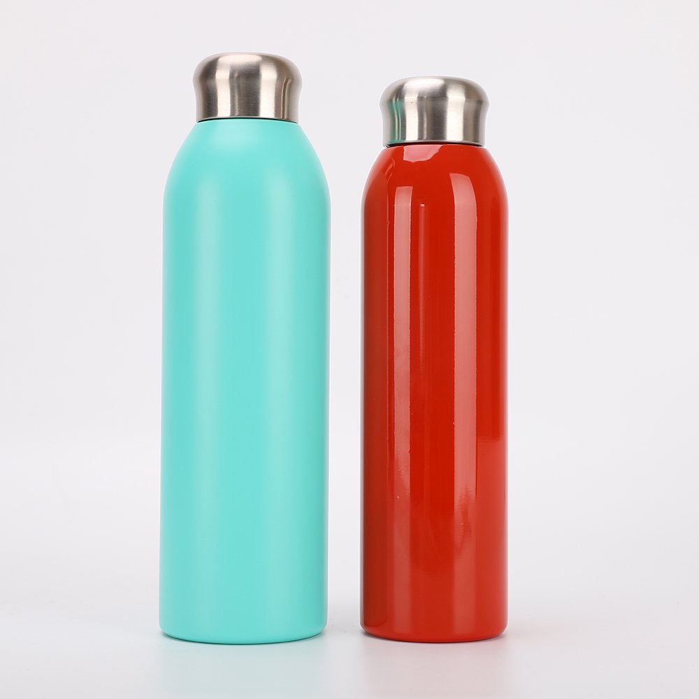 Custom Logo Double Wall Insulated Vacuum Flask Sport Water Bottle Stainless Steel Vacuum Flask Thermo