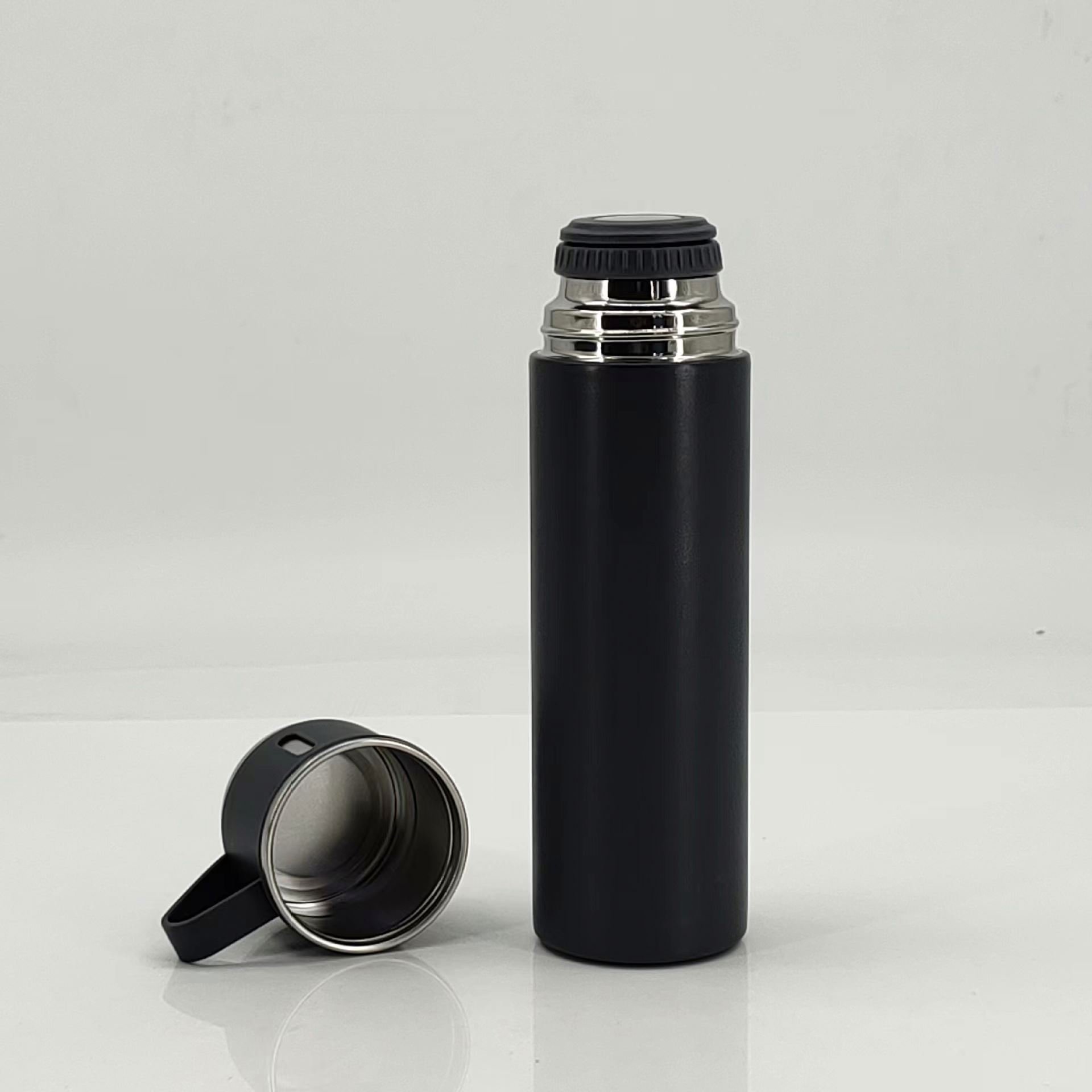 Custom logo luxury Corporate Business Gift box set drinkware set thermos Vacuum flask stainless steel water bottle with 2 cup